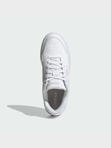 Кожаные кроссовки Adidas белые