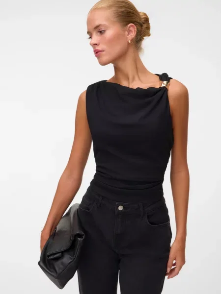 VERO MODA Top VMCARLA' črna