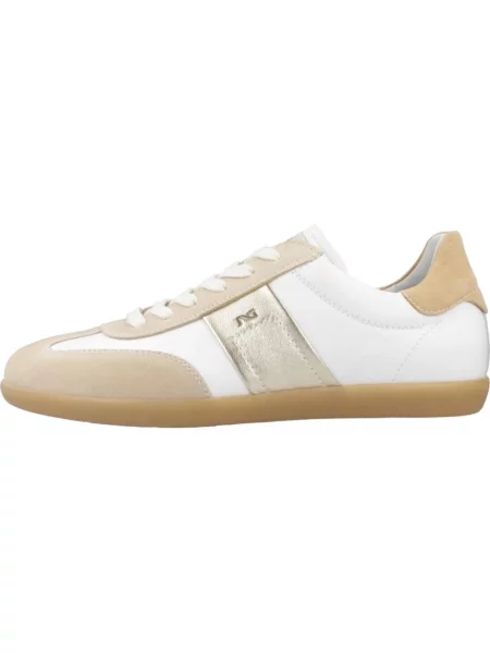 Sneakersy Nerogiardini skórzane beżowe