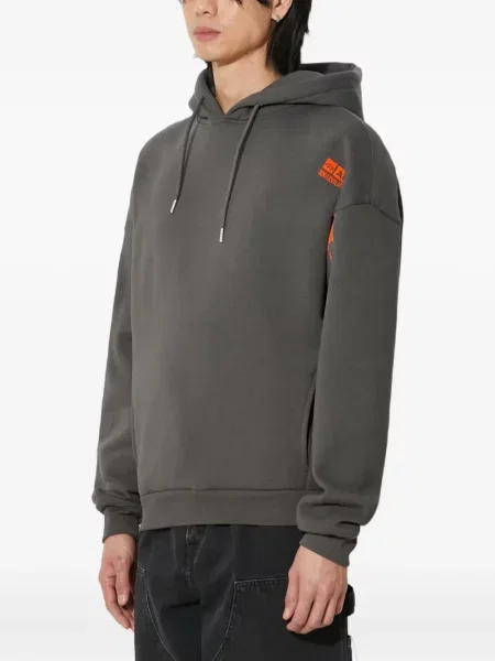 Hanorac cu glugă Alpha Industries gri