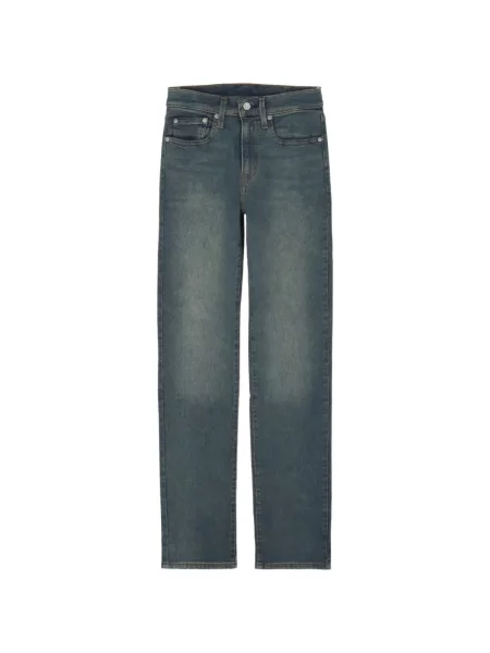 Traperice ravnih nogavica Levi's® visoki struk plava