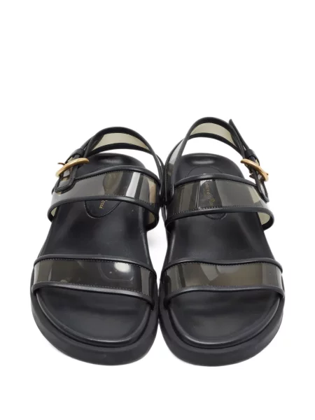 Sandale Gianvito Rossi fără toc negru