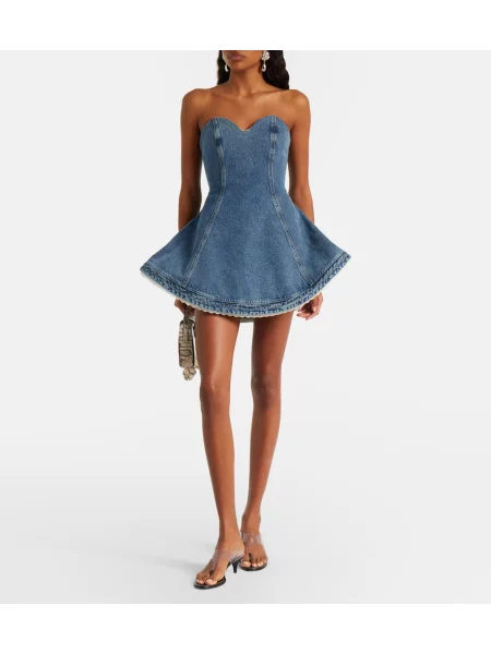Rochie din denim Magda Butrym de costum albastru