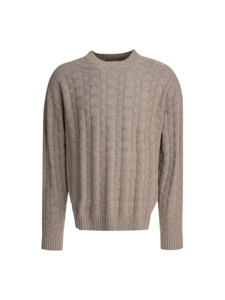 Sweter Norse Projects z kaszmiru beżowy