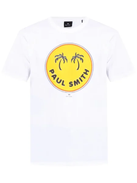 Tricou Ps Paul Smith cu imagine alb