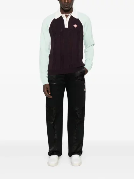 Pantaloni Casablanca cu imagine negru