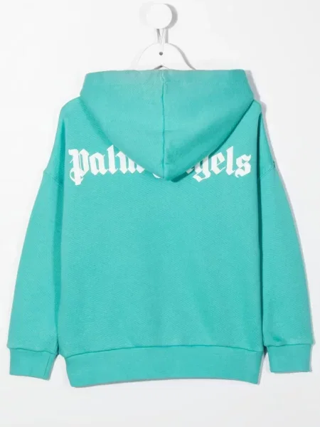 Bluza z kapturem dziecięca Palm Angels niebieska