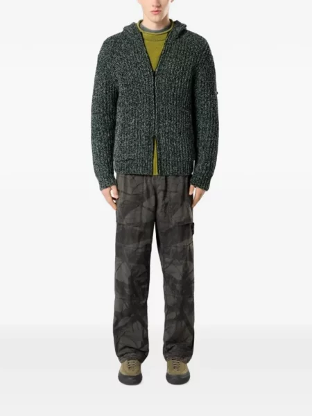 Pulover Stone Island cu strasuri verde