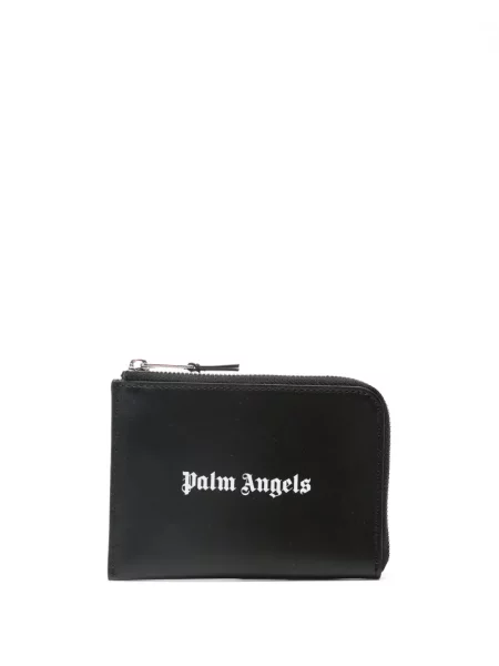 Portofel Palm Angels cu imagine negru