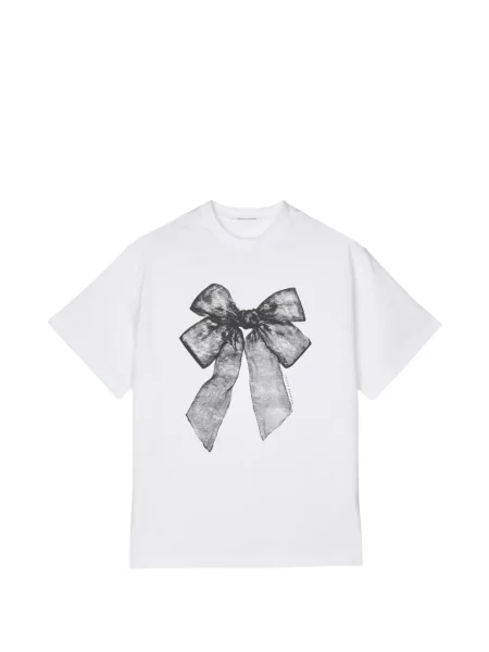 Tricou Cecilie Bahnsen cu funde alb