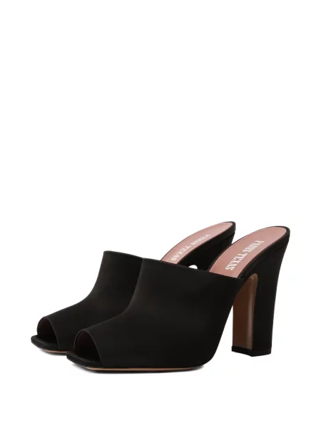 Papuci tip mules Paris Texas negru