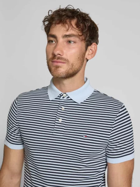 Koszulka polo Tommy Hilfiger niebieska