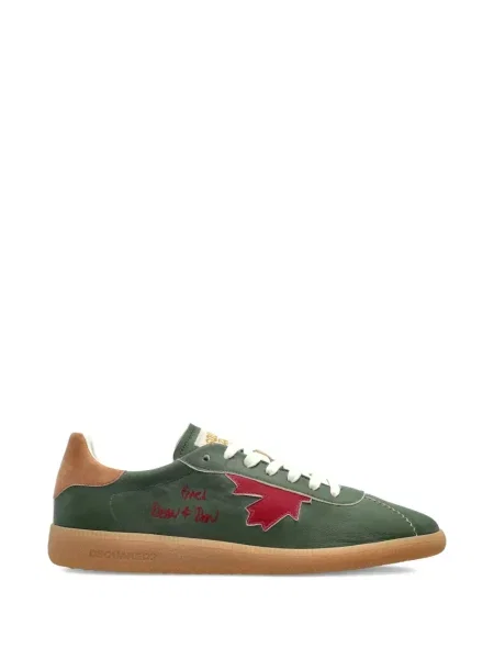 Sneakerși Dsquared2 cu șireturi din dantelă verde
