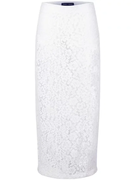 Fusta maxi Proenza Schouler alb