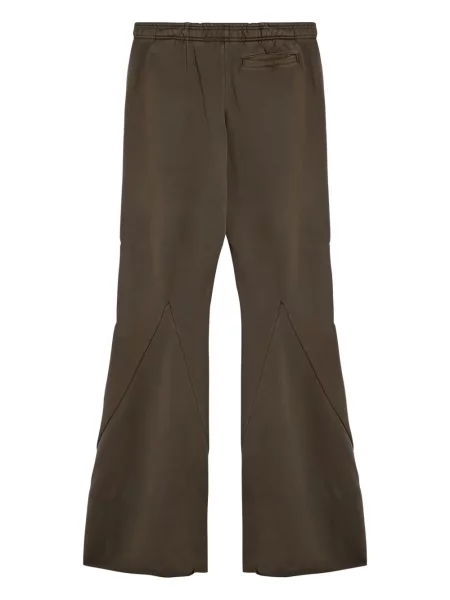 Pantaloni Entire Studios evazate maro