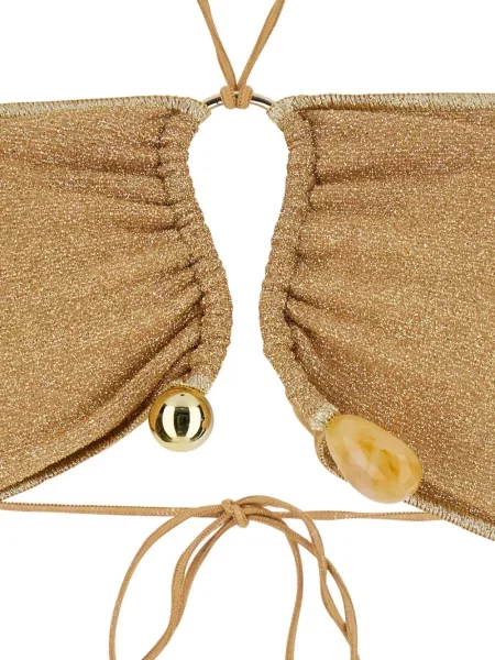 Bikini Oseree cu mărgele auriu
