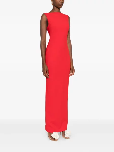 Rochie maxi Solace London de costum roșu