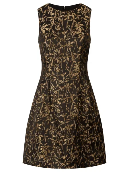 Kraimod Koktejl obleka zlata črna