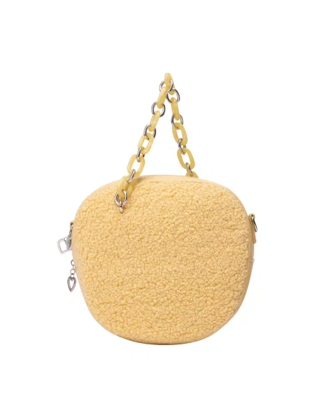 MYMO Ročna torbica svetlo / srebrna rumena