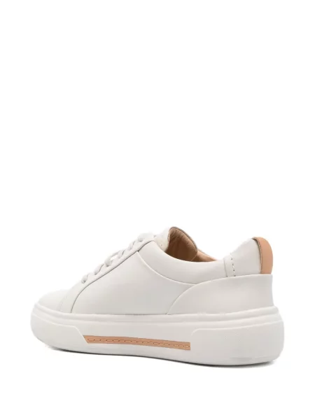 Sneakersy Clarks skórzane białe