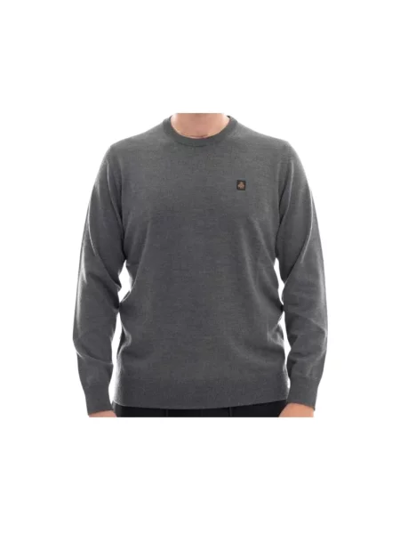 Sweter Refrigiwear wełniany szary