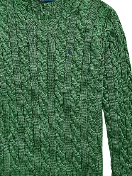 Șapcă Polo Ralph Lauren din fleece cu dungi cu volane albastru