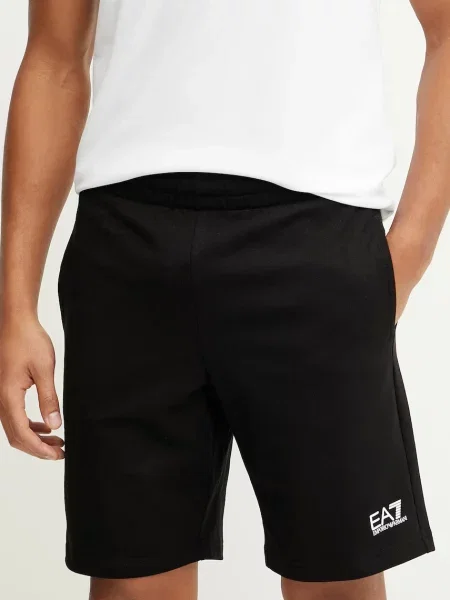 Emporio Armani Pantaloni scurți sport PJVRZ negru