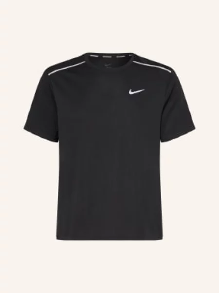 Nike Běžecké Tričko Miler černá