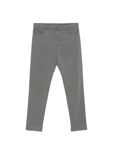 Pantaloni Canali cu 5 buzunare cu autograf gri