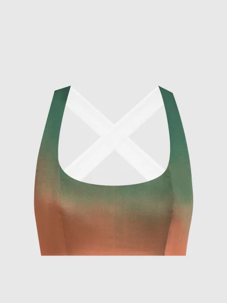 Топ з принтом Tie Dye Philosophy Di Lorenzo Serafini зелений