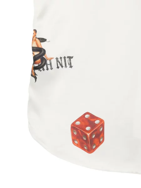 Scurt cămașă Ih Nom Uh Nit cu imagine alb
