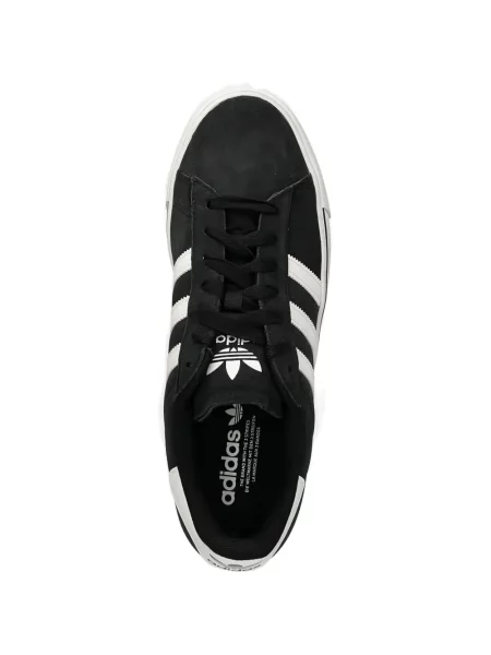 Τρέξιμο παντελόνι Adidas από διχτυωτό slip-on μαύρο