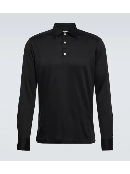 Poplínové polotričko Kiton černé