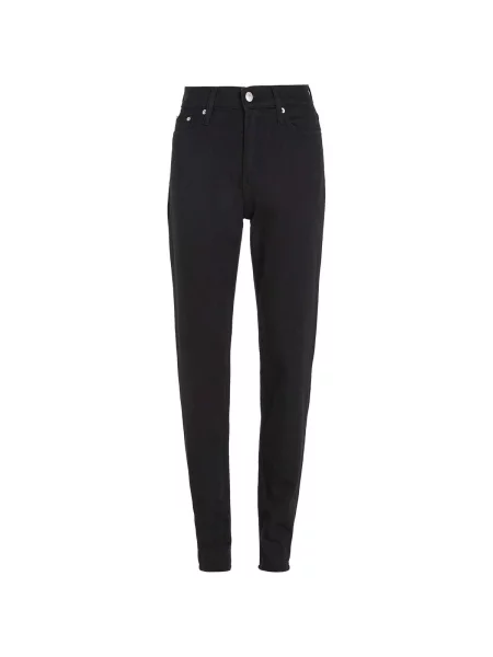Blugi mom fit Calvin Klein Jeans negru