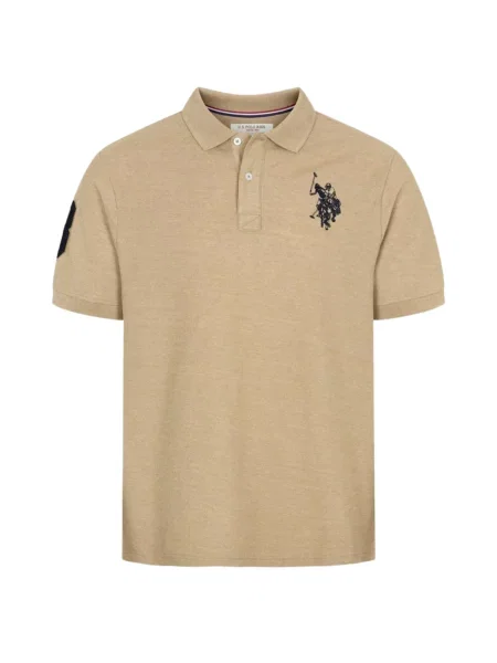 U.S. POLO ASSN. Košile Alfredo melír béžový