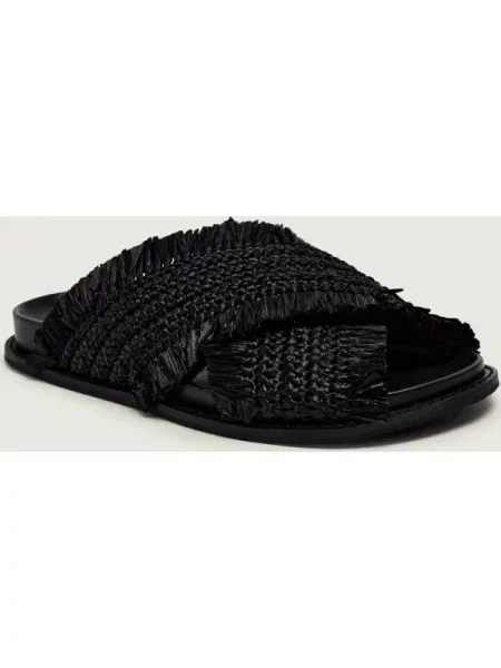 Michael Kors Șlapi PEYTON negru