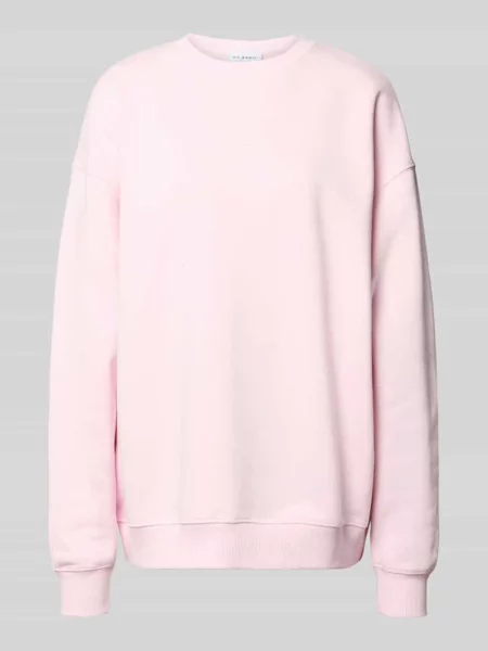 Bluza o kroju oversized z nadrukiem z logo Oh April różowa