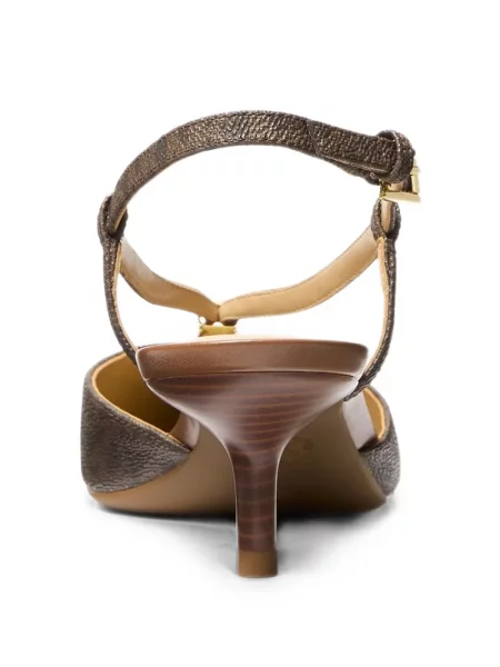 Pantofi cu toc Michael Kors cu imagine maro
