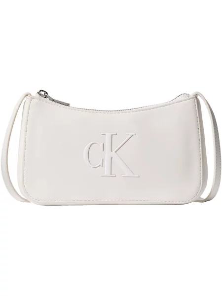 Calvin Klein Kabelka Bold Ck Mini Bag biela