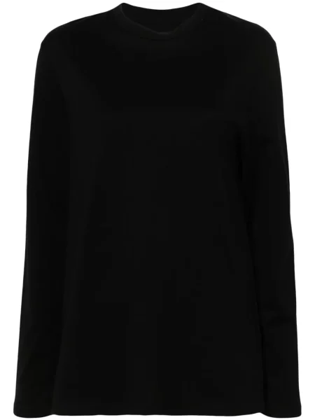 Tricou Jil Sander cu imagine negru