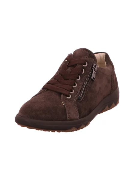 Sneakersy Waldläufer brązowe