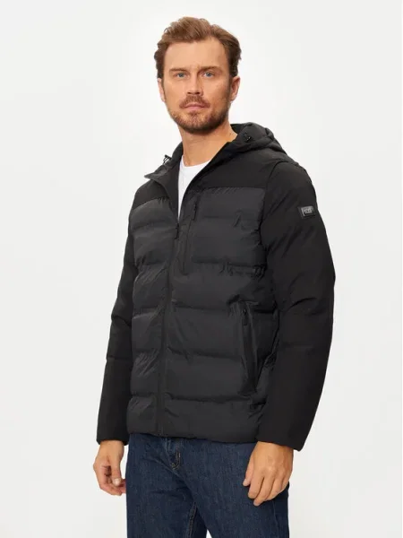 KARL LAGERFELD Geacă din puf negru