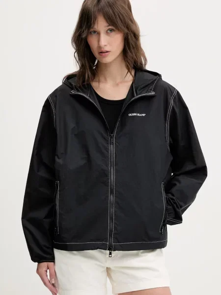 Guess Jeans kurtka przejściowa czarny