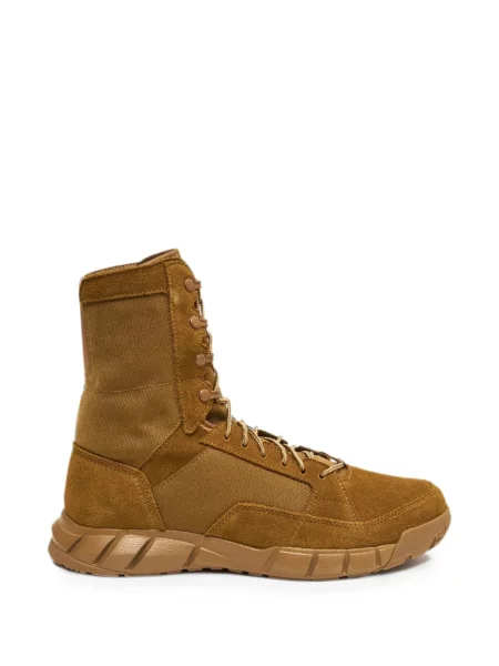 Botine Oakley cu șireturi din dantelă maro