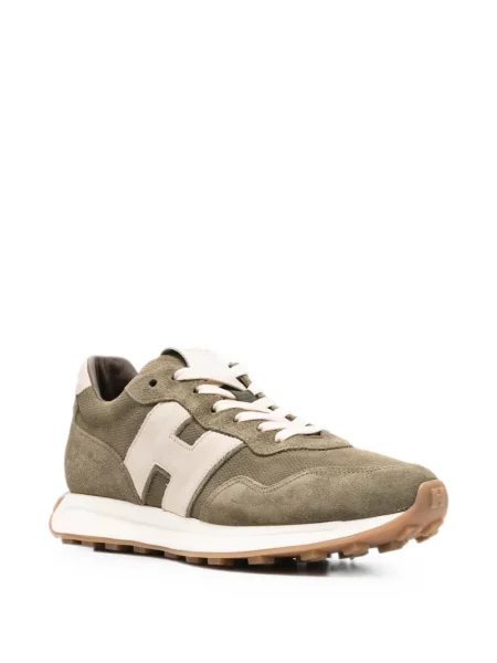 Sneakerși Hogan cu autograf verde