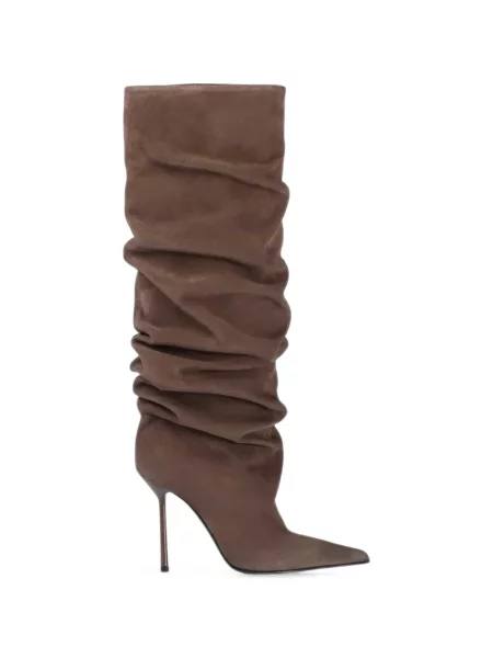 Botine Le Silla cu volane maro