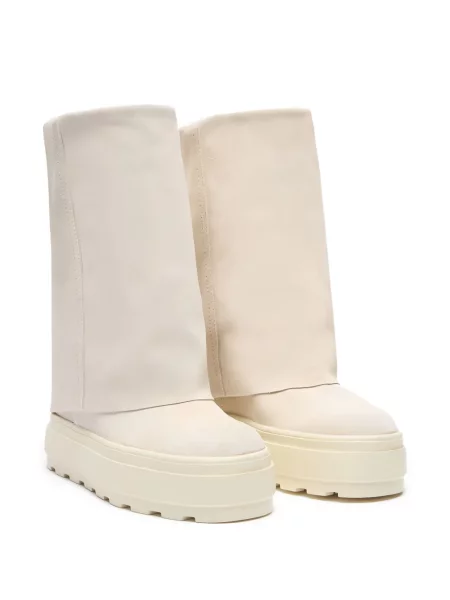Botine Casadei din piele cu platformă