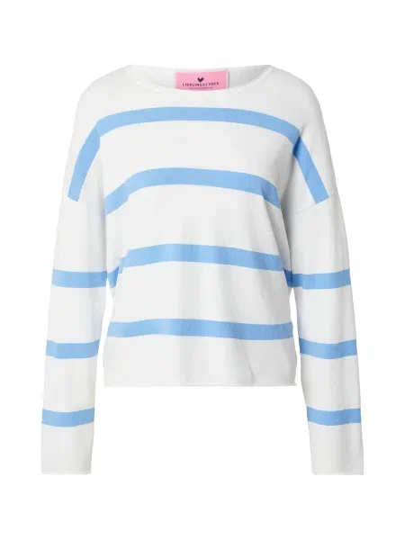 LIEBLINGSSTÜCK Pulover Marci azuriu alb
