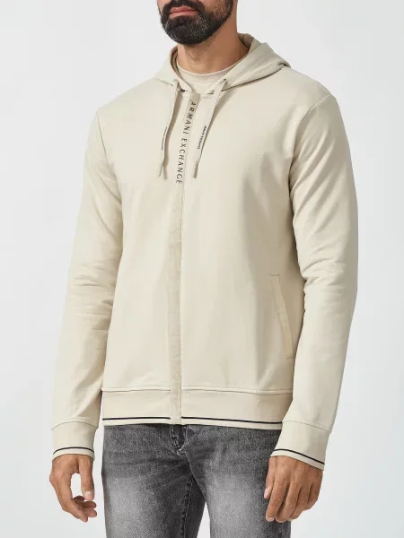 Спортивная кофта Armani Exchange бежевая