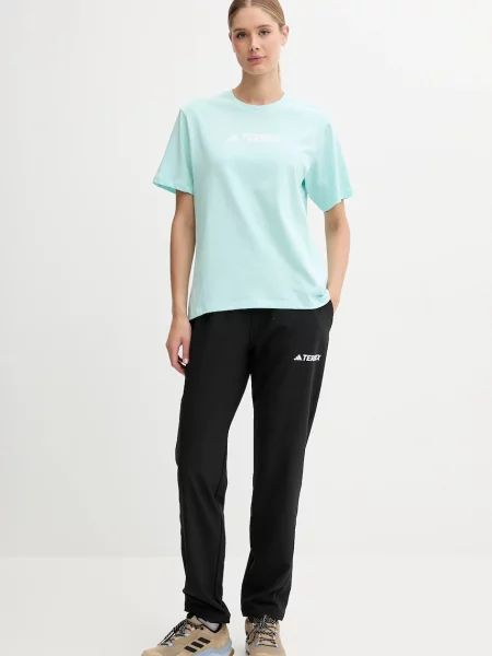 Adidas TERREX t-shirt sportowy turkusowy